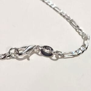 925 Silver St. Michael Necklace Gemstone Sword Figaro Bible Verse Angel Sterling